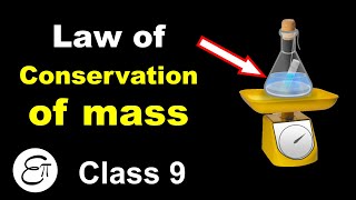 Law of Conservation of Mass  Atoms and Molecules  2  in Hindi for Class 9 Science NCERT [upl. by Irehs]