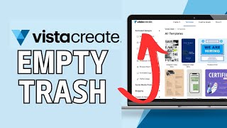 How to Empty Trash in VistaCreate 2024 [upl. by Millard581]