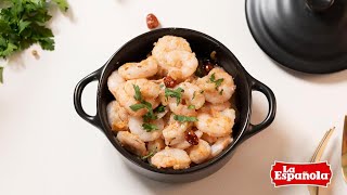 Receta Paso a Paso GAMBAS AL AJILLO 🍤 al Estilo Español  Cómo Hacerlas en SARTÉN [upl. by Austine]