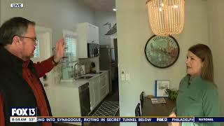 Dunedin Tiny House Vacation Rentals on Fox 13 Charleys World with Charley Belcher  Coast Tiny Tour [upl. by Imogen]