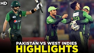 Highlights  Pakistan vs West Indies  T20I  PCB  MA2A [upl. by Atinwahs]