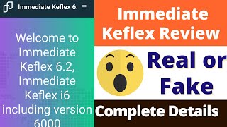 Immediate Keflex Real or Fake  Immediate Keflex Platform Review  Immediate Keflex 62  Keflex i6 [upl. by Ilyssa]