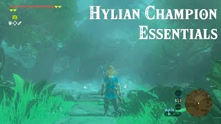 LOZBOTW017 Hylian Champion Essentials [upl. by Edia295]