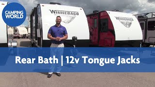 2018 Winnebago Micro Minnie 1706FB  Travel Trailer  Graphite amp Platinum  RV Review [upl. by Bremser565]