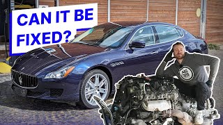 Look Inside a 187k mile Ferrari Engine  Maserati Quattroporte GTS 530hp V8  PT2 [upl. by Sadler568]