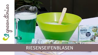 Seifenblasen selber machen  Riesenseifenblasen von BubbleLab  Kindergeburtstag Spiele [upl. by Sitnik]