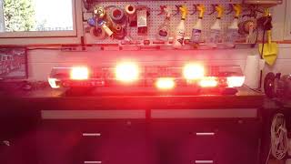 Code 3 PSE MX7000 LED Light Bar RARE [upl. by Ynohtona]