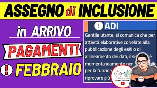 ASSEGNO DI INCLUSIONE FEBBRAIO 2024 ⚠️ NOVITà LAVORAZIONI RICARICA PAGAMENTI ESITI INPS ISEE IMPORTI [upl. by Noemi829]