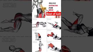 Pelvic exercise for men workoutexercise [upl. by Yenittirb]