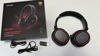 Affordable Wireless Gaming Headset Picun Headphones Valorise UG08S Unboxing amp Overview [upl. by Leinnad]