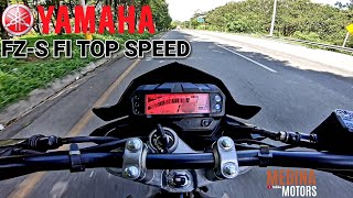 Yamaha FZS Top Speed  Velocidad Máxima  Medina Motors [upl. by Wilek]