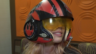 Unboxing Poe Damerons Awesome SoundGenerating Pilot Helmet [upl. by Tallou]