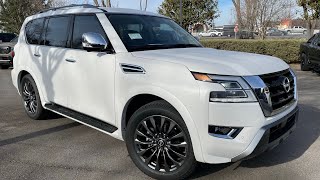 2023 Nissan Armada Platinum POV Test Drive amp Review [upl. by Navanod]