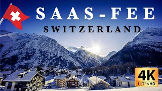 Unreal skiing in SaasFee Switzerland  4K UHD [upl. by Naeruat523]