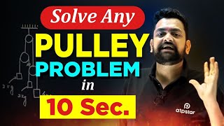 Trick To Solve Pulley Problems  Newton Law Of Motion Class 11 Physics  IIT JEE amp NEET  Surya sir [upl. by Ralleigh141]