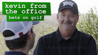 Kevin from quotThe Officequot likes an edge when making golf bets [upl. by Atiloj]