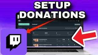 How To Setup Donations On Twitch 2024 [upl. by Eiznek132]