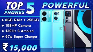 8GB RAM  256GB  Top 5 Powerful Phones Under 15000 in December 2022  Best Smartphone Under 15000 [upl. by Tarton714]