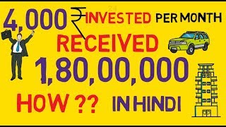 Invest Rs4000 Per Month And Get 18 crore Rs How to invest in Sip [upl. by Corrine]