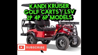 Kandi  Coleman Golf carts  LSVs Review and Qaulity inspection Available at Lowes [upl. by Felipe724]