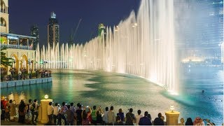 Amazing Dancing Fountain Show in Dubai [upl. by Cissy936]