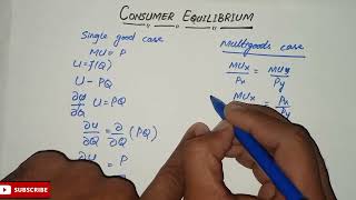 Consumers Equilibrium One commodity case Numerical Examples Microeconomics [upl. by Jenica]