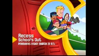 Recess Schools Out Premiere Promo Mandy Kaplan Disney Channel DISNP 55 Mar 12 2005 [upl. by Nydnarb]