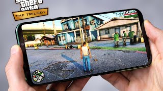 GTA San Andreas Remaster For Android  GTA Trilogy Android Gameplay 😍 [upl. by Yule124]