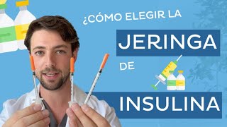 JERINGA DE INSULINA 💉😱 ¿Cuál es la mejor ☝🏻 Cómo elegir la indicada [upl. by Ennaharas]