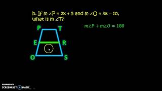 Solving Problems Involving Trapezoids [upl. by Erialb]