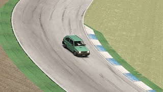 Lap of the Hockenheimring in a Fiat Panda 900 [upl. by Atik]