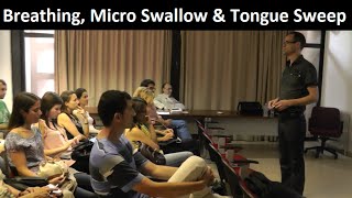 How Incorrect Oral Posture Influences Breathing MicroSwallowing amp Tongue Sweeping by Dr Mike Mew [upl. by Anillehs]