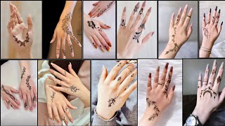 Simple Easy Henna Mehndi Designs  viralvideo mehndihenna [upl. by Bowrah]