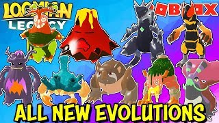 All New Loomians Full Evolutions  Loomian Legacy Roblox  Igneol Evolve to Obsidrugon amp More [upl. by Virge]