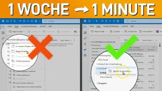 🔥 Outlook Ordnerstruktur Extreme Zeitersparnis dank Automatisierung [upl. by Avner]