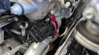 MercedesBenz SLC 43 AMG  Weistec Blow off Valve Install [upl. by Franck]