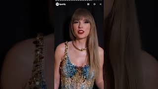 Spotify Wrapped 2023 Taylor Swift Special Message [upl. by Boylan]