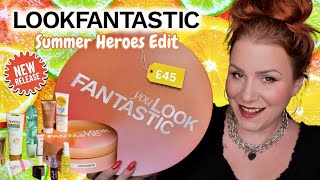 SURPRISE LAUNCH UNBOXING LOOKFANTASTIC SUMMER HEROES BEAUTY EDIT [upl. by Mabel]