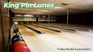 Bowling at KingPin Lanes Funky Model A [upl. by Enelyaj]