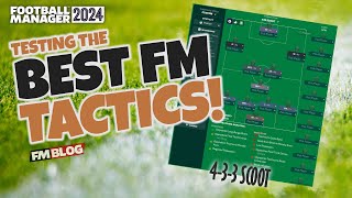 FM24 Tactics  433 scoot  The Best Tactics of Football Manager 2024 [upl. by Gombosi36]