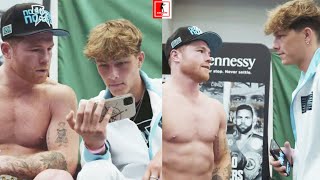 CANELO SHOWS TAYLER HOLDER HOW TO DEFEAT amp KO GIB [upl. by Nailluj]