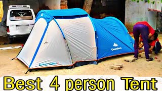 ARPENAZ FAMILY 4 tent SetUp  Best Camping Tent  SetUp Camping  By QUECHUA  Decathlon  HINDI [upl. by Lotta342]