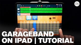 GarageBand Beginner Tutorial  How To Make Your First Beat on iPadiPhone [upl. by Kenzi]