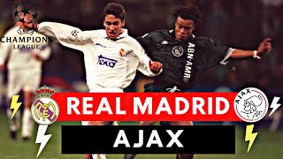 Real Madrid vs Ajax 02 All Goals  1995 UEFA Champions League [upl. by Anitsrik]