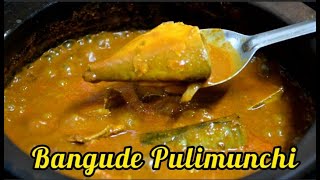 Kudla Special Bangude Pulimunchi ಬಂಗುಡೆ ಪುಲಿಮುಂಚಿ Mackerel Fish MasalaAyala Fish Curry [upl. by Ariaec]