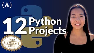 12 Beginner Python Projects  Coding Course [upl. by Adrianne]