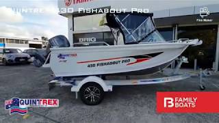 Quintrex 430 Fishabout Pro [upl. by Stretch700]