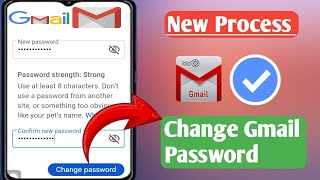 How To Change Gmail Password  2024 New Process [upl. by Halli316]