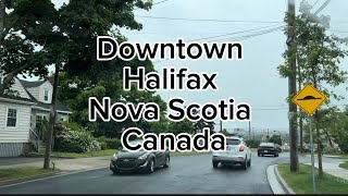 Driving to Downtown Halifax Nova Scotia Canada [upl. by Kosiur]