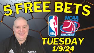 Tuesday 5 Free Betting Picks amp Predictions  1924 l Picks amp Parlays [upl. by Nnaeerb]